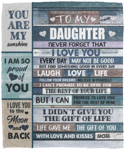 To My Daughter Blanket | From Mom